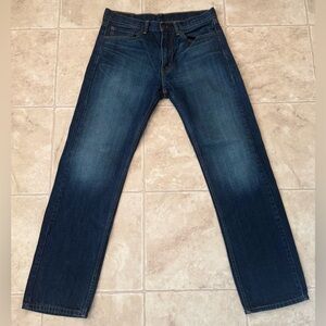 Signature by Levi Strauss Dark Blue Straight Jeans